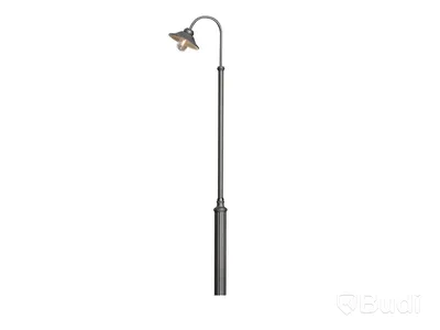 Lykta Konstsmide VEGA E27 svart, exkl. stolpe