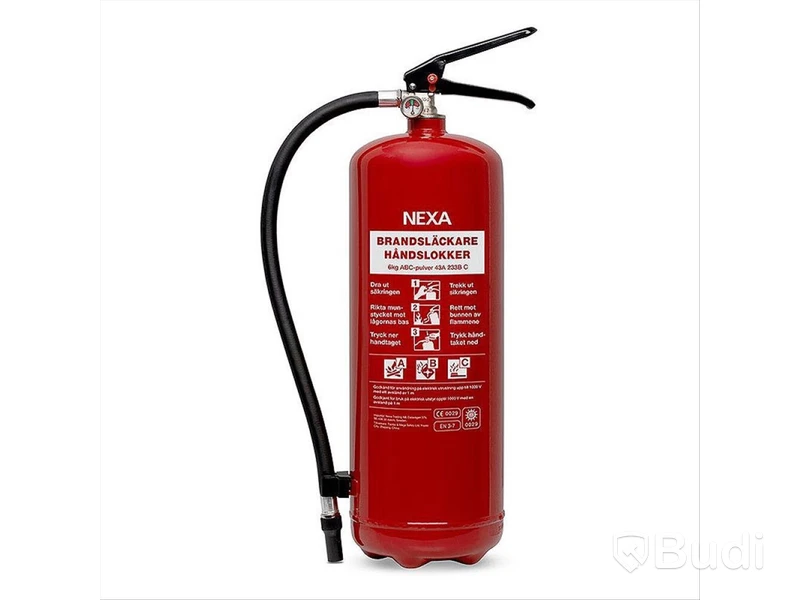 PULVERSLÄCKARE NEXA 43A 6KG RÖD