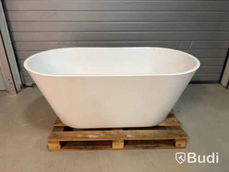 BADKAR RIVA EMMA FRISTÅENDE 150CM VIT