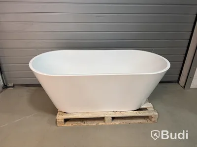 BADKAR RIVA EMMA FRISTÅENDE 160CM VIT