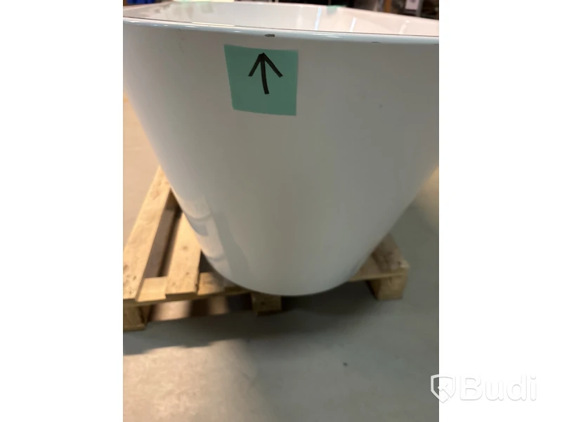 BADKAR RIVA EMMA FRISTÅENDE 160CM VIT