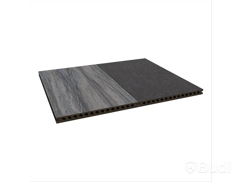 Komposittrall Kirkedal, Heimdal, svart/grå, 22X300X6000 mm och 22X130X6000 mm