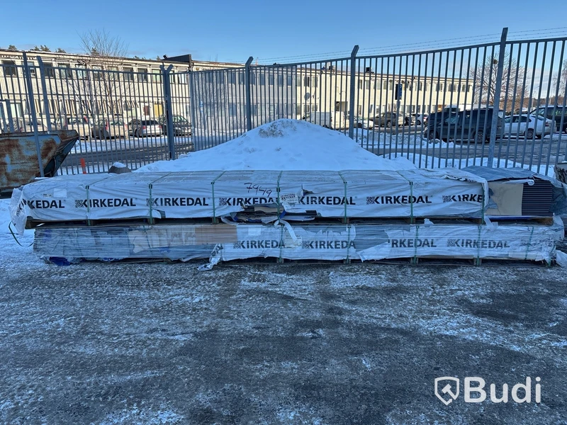 Komposittrall Kirkedal, Heimdal, svart/grå, 22X300X6000 mm och 22X130X6000 mm