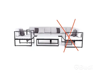 UTEMÖBLER SENSUM SKEPPARHOLMEN ALUMINIUM SVART