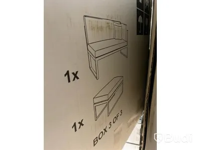 UTEMÖBLER SENSUM SKEPPARHOLMEN ALUMINIUM SVART
