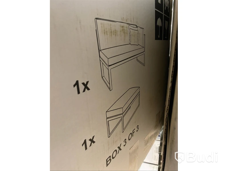 UTEMÖBLER SENSUM SKEPPARHOLMEN ALUMINIUM SVART