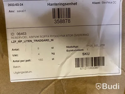 Parti med överdrag till kuddar/dynor, för utomhusbruk - olika modeller och färger