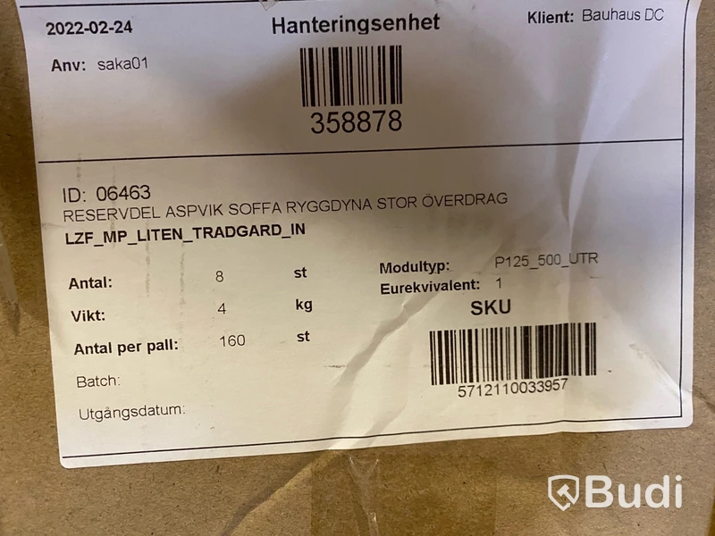 Parti med överdrag till kuddar/dynor, för utomhusbruk - olika modeller och färger