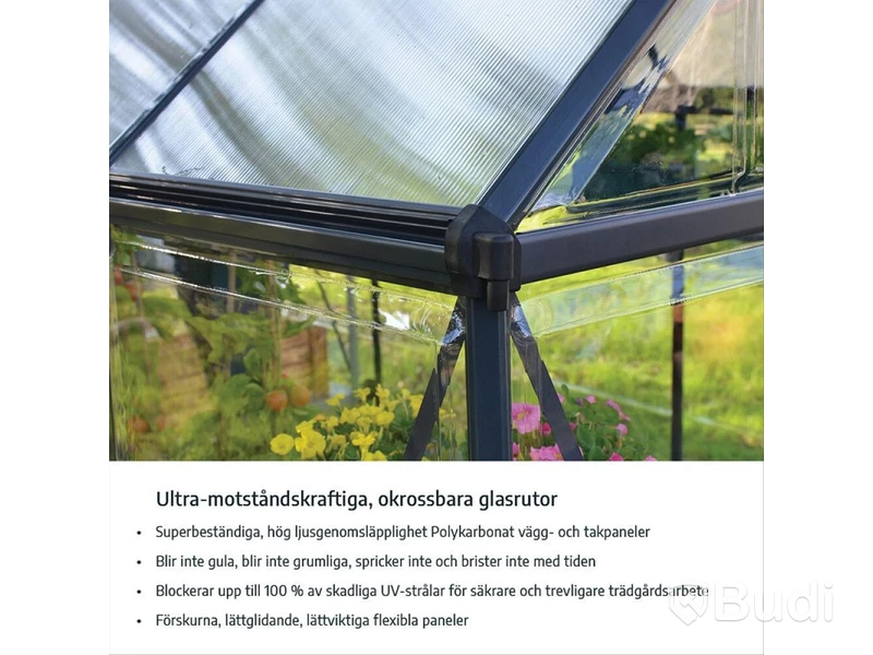 Vägg- och takpaneler till Växthus Canopia Hybrid 4,6 kvm – RESERVDELSOBJEKT