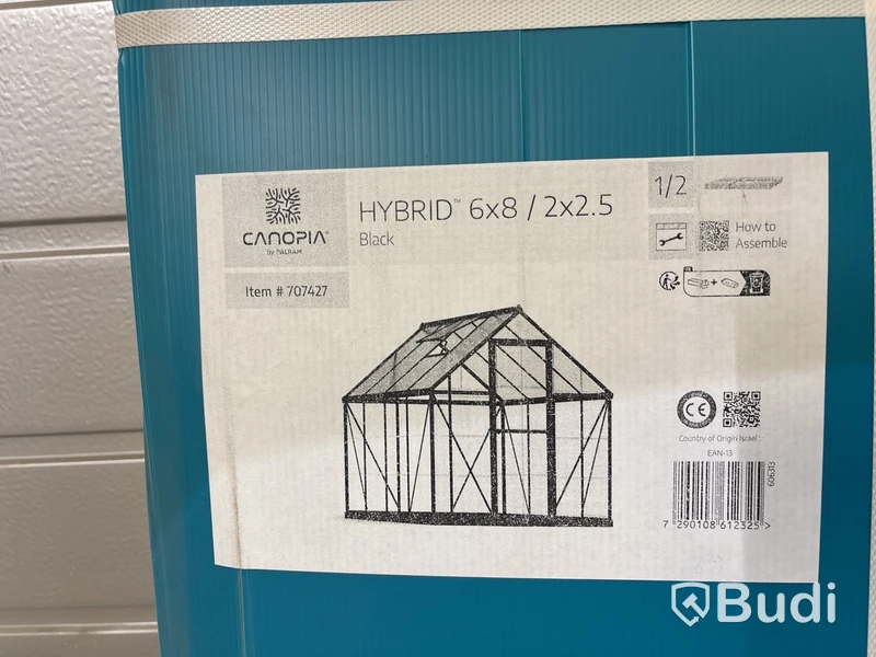 Vägg- och takpaneler till Växthus Canopia Hybrid 4,6 kvm – RESERVDELSOBJEKT