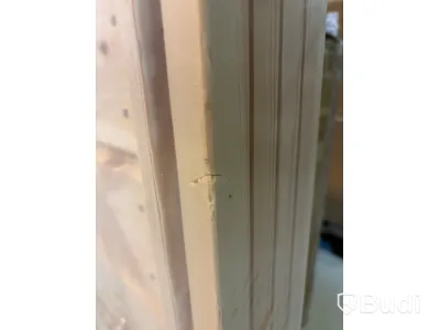 KALLFÖRRÅDSDÖRR VIBOSTUGAN 8X19 HÖGER RAK PANEL 10°