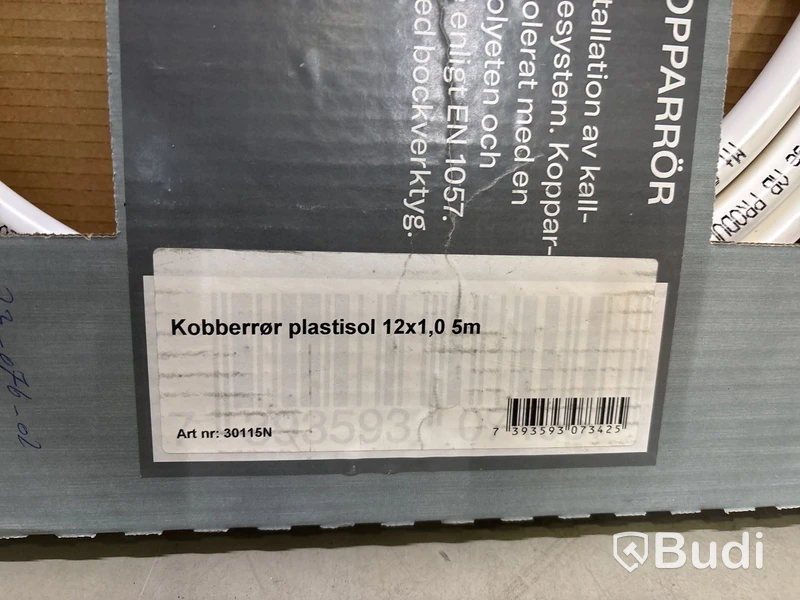 Plastisolerat Kopparör Carat 12X1.0MM, 5M