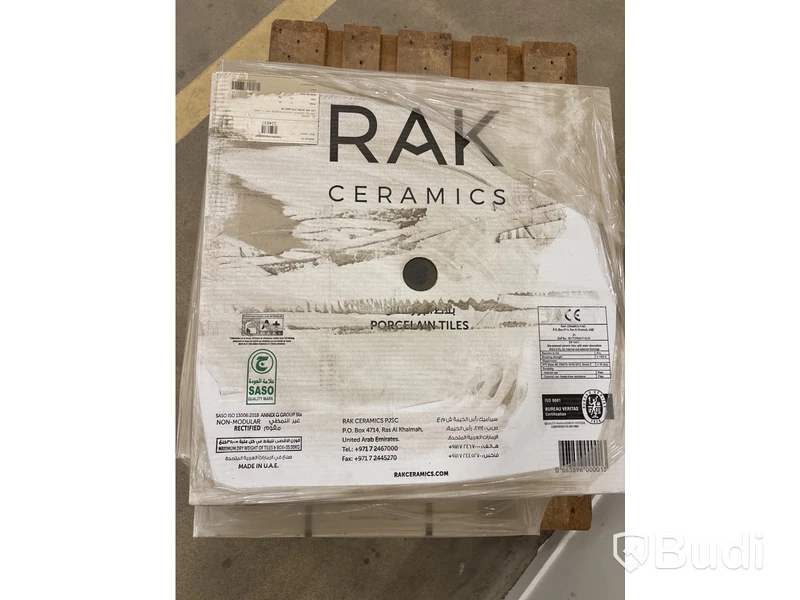 ca 14,4 kvm Kakel Rak Ceramics, Surface Ash Lapatto, 60 x 60 cm