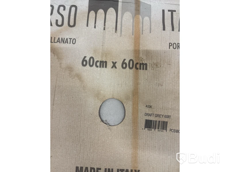 5 st. paket kakel Corso Italia, Draft Grey 60RT, 60x60 cm, 7,2m2