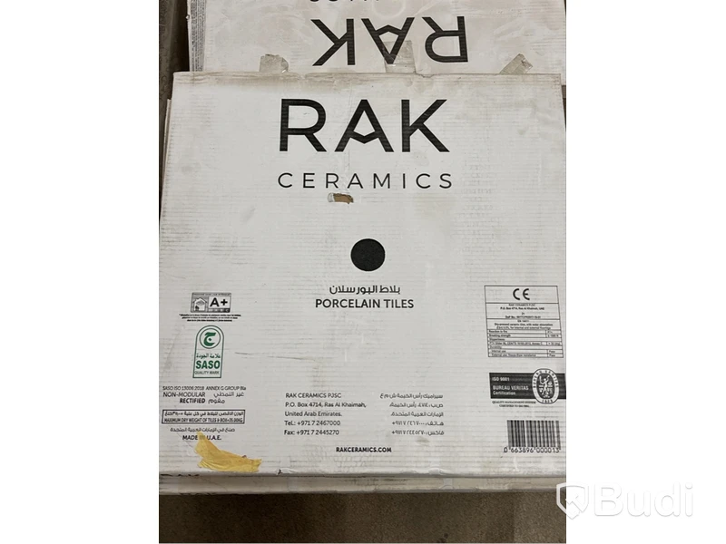 9 st. paket kakel Rak Ceramics, 60x60 cm, 12,06 m2