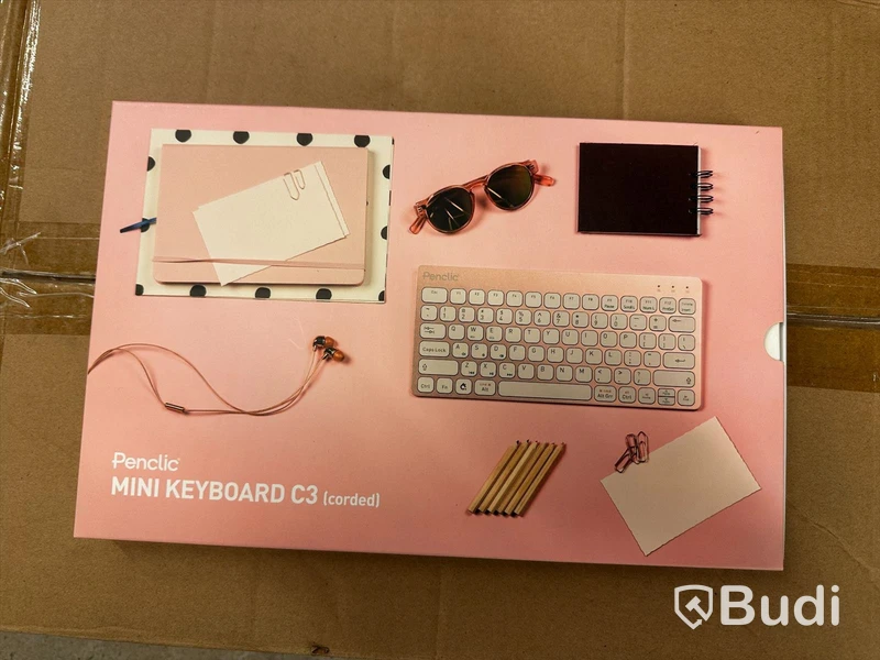 20 st. Penclic Mini Keyboard C3, pink, corded