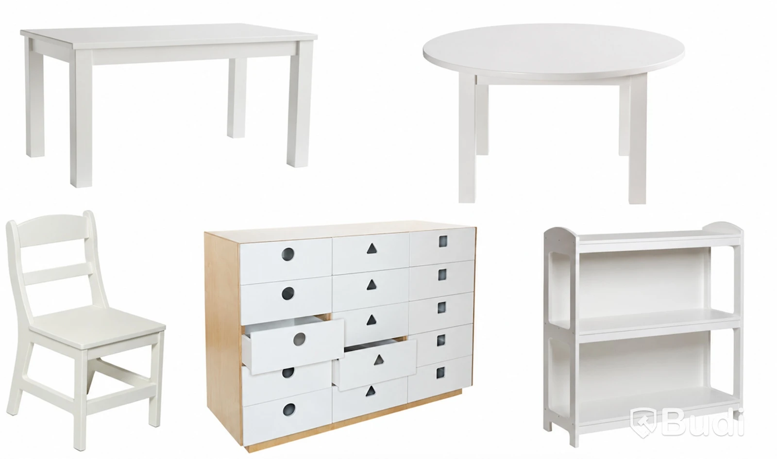 Large lot of brand-new preschool furniture