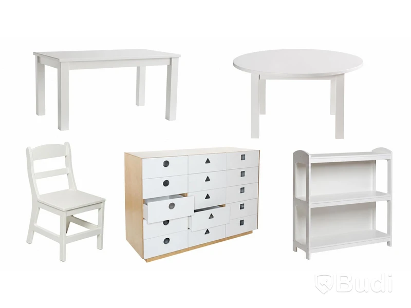 Large lot of brand-new preschool furniture