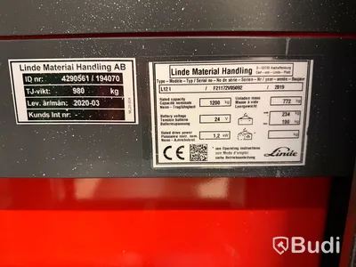Ledstaplare Linde L12i - 2019, 13H