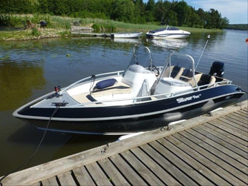 Aluminiumbåt Silver Fox 485R, 50 hk -2009 inkl. trailer