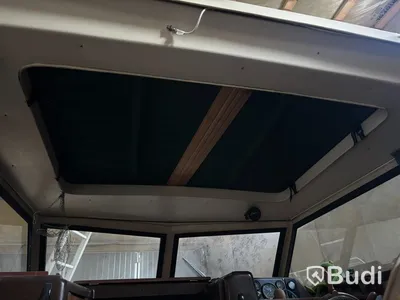 Kabinbåt Bever 740 med "ny" motor och vagn Längd (m): 7,4