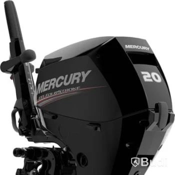 Utombordsmotor Mercury F20MLH, lång rigg, manuell start, rorkult (20hk). Nypris: ca 38 000 KR