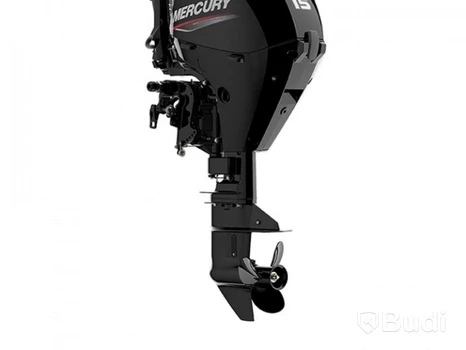 Utombordsmotor Mercury F15ELH, lång rigg, elstart, rorkult (15hk). Nypris: ca 38 000 kr