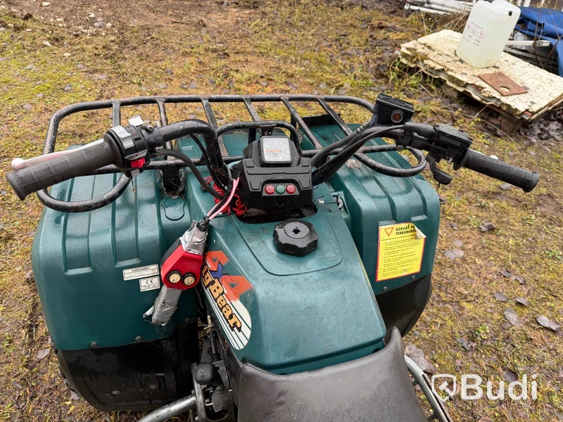 Yamaha Big Bear 350 4x4, YFM350FW, 1995, med snöplog