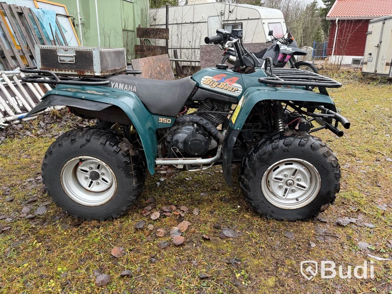 Yamaha Big Bear 350 4x4, YFM350FW, 1995, med snöplog