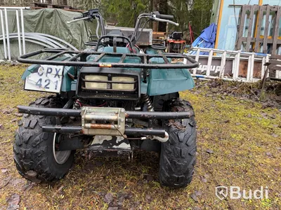 Yamaha Big Bear 350 4x4, YFM350FW, 1995, med snöplog
