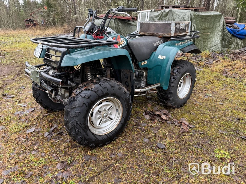 Yamaha Big Bear 350 4x4, YFM350FW, 1995, med snöplog