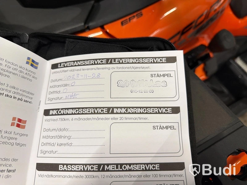 CF Moto C Force 520L - Lava Orange -2023 inkl. plog.