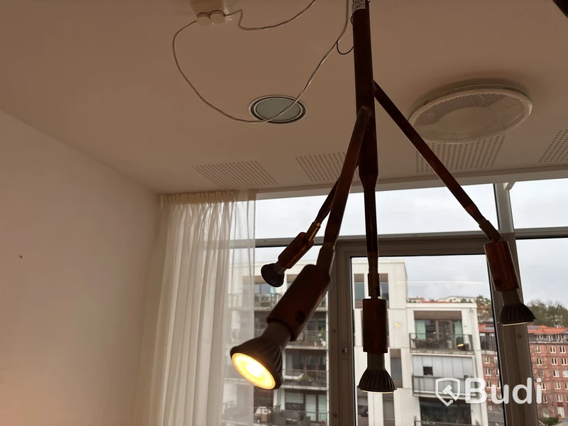 Taklampa Kvist 4 i rå koppar, Örsjö Belysning