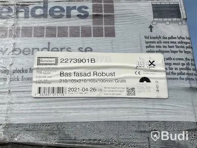15 st. pall Marksten Benders, Bas Fasad Robust 210/105×210/105×100 Grafit