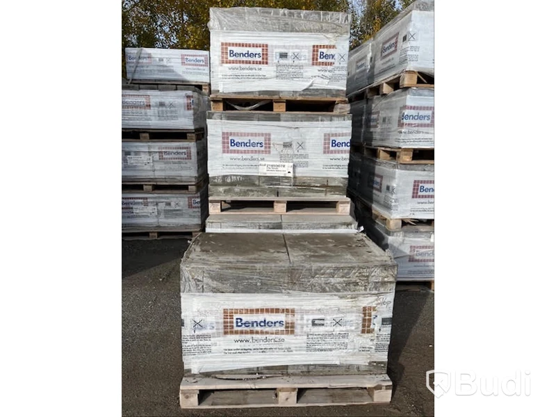 14 st. pall MARKPLATTA BENDERS, 2165007B CITY FASAD 600X600X100MM GRÅ B