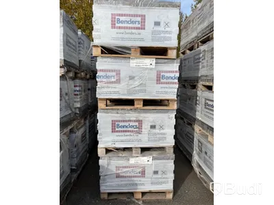 16 st. pall Mursten Benders, 2572207U Luxor Slät Topp 500x250x70mm