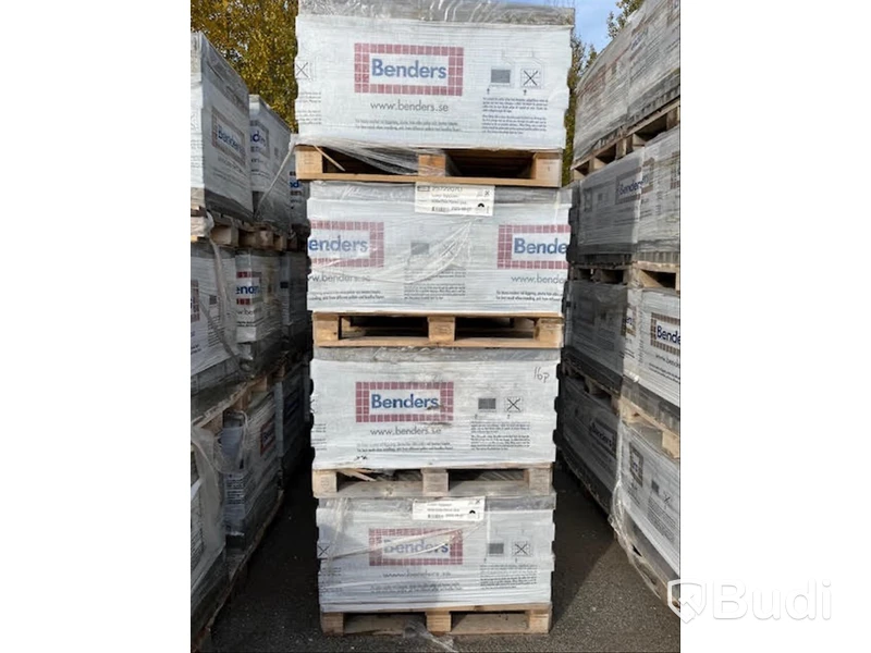 16 st. pall Mursten Benders, 2572207U Luxor Slät Topp 500x250x70mm