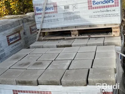 10 st. pall Marksten Benders, 2273007B Bas Fasad 210x210x60mm Grå