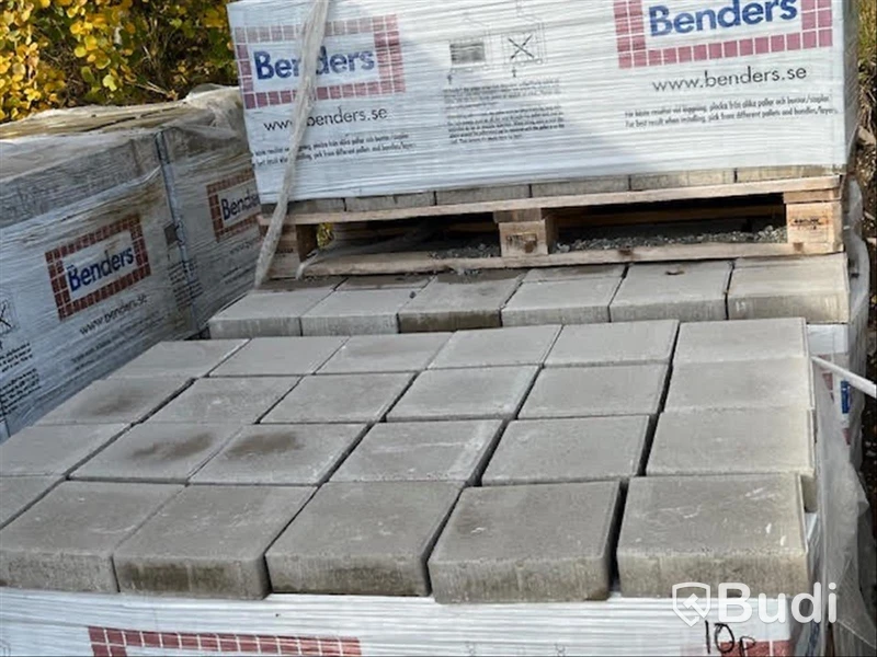 10 st. pall Marksten Benders, 2273007B Bas Fasad 210x210x60mm Grå