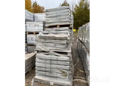 13 st. pall VALMPLATTA BENDERS, 2110007S FASAD 350X350X80/115 MM Grå
