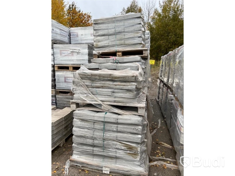 13 st. pall VALMPLATTA BENDERS, 2110007S FASAD 350X350X80/115 MM Grå