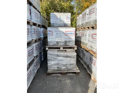 8 st. pall Markplatta Benders, 2120707B Siena Fasad 350x350x80mm Grå