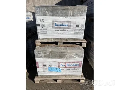 5 st. pall Markplatta Benders, 2122707B Siena Skarp 350x350x80 Grå