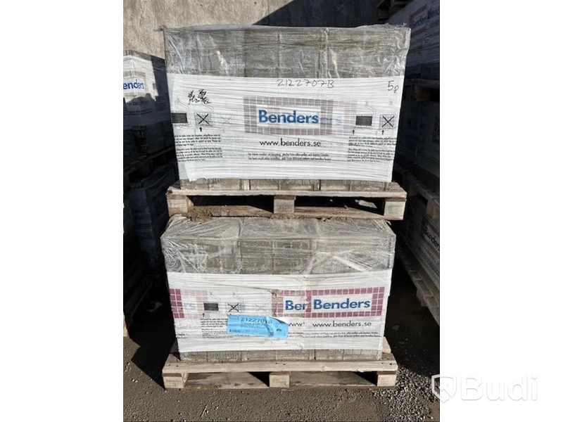 5 st. pall Markplatta Benders, 2122707B Siena Skarp 350x350x80 Grå