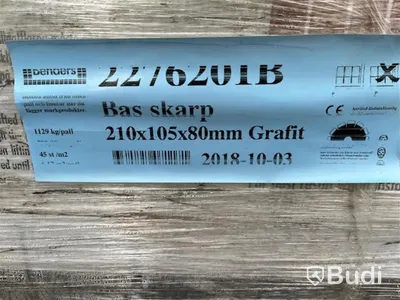 20 st. pall Marksten Benders, 2276201B Bas Skarp 210x105x80 Grafit