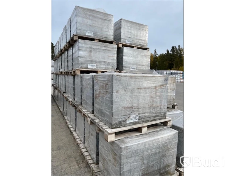 20 st. pall Markplatta Benders, 2120707S Siena Slät Fasad Grå 350x350x80mm