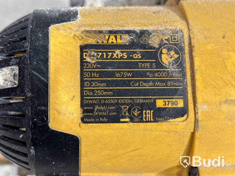 Kap- & gersåg Dewalt DW717 XPS med sågbänk