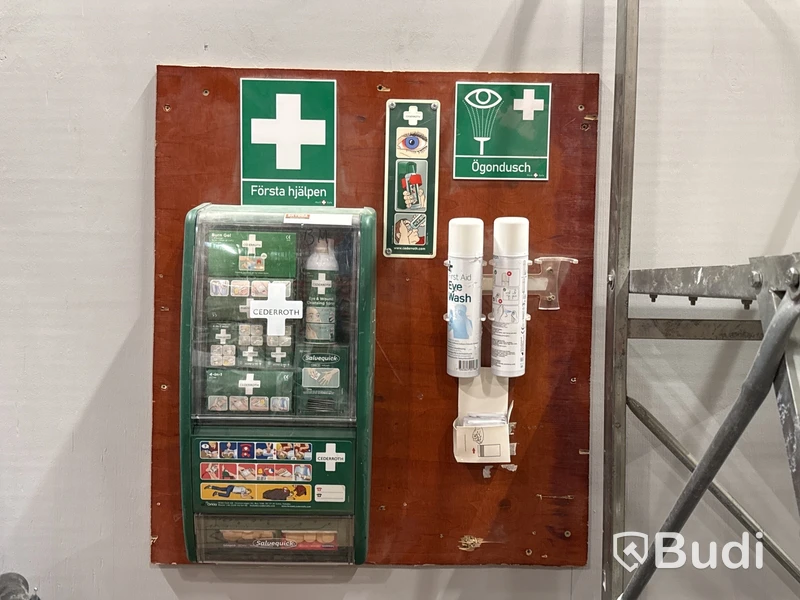 7 st brandsläckare & första hjälpen