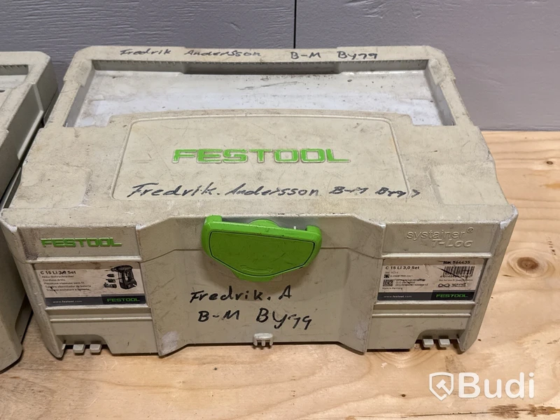 2 st skruvdragare Festool