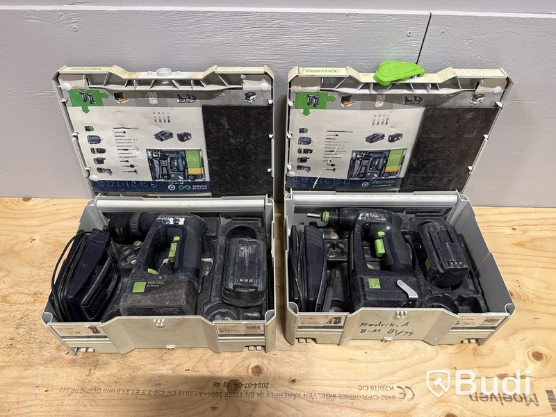 2 st skruvdragare Festool